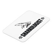 Funny Shark Magnet (Linke Seite)