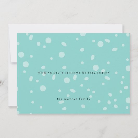 Funny Shark Merry Sharkmas Weihnachten (Rückseite)