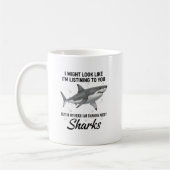 Funny Shark Mug Coffee Cup Shark Lover Gift Kaffeetasse (Links)