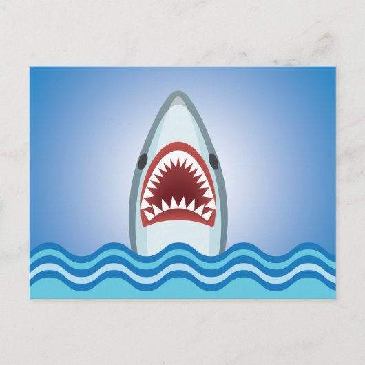 Funny Shark Postkarte (Vorderseite)