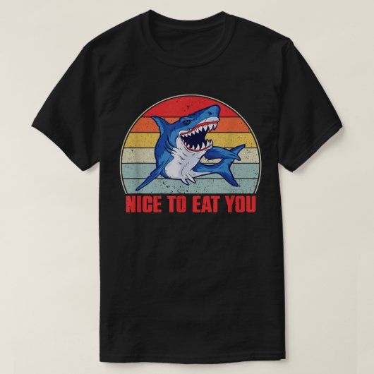 Funny Shark Quotes T-Shirt (Design vorne)