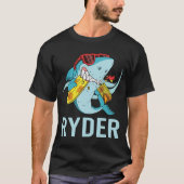 Funny Shark - Ryder Name T-Shirt (Vorderseite)
