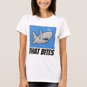 Funny SHARK T - Shirt, DASS BITES T - Shirt (Vorderseite)