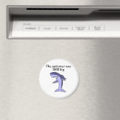 Funny Shark Telling Fish Story Magnet (In Situ (Geschirrspüler))