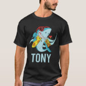 Funny Shark - Tony Name T-Shirt (Vorderseite)