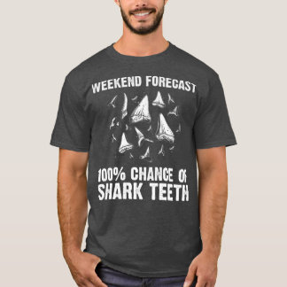 Funny Shark Tooth for Men Women Shark Teeth Fossil T-Shirt