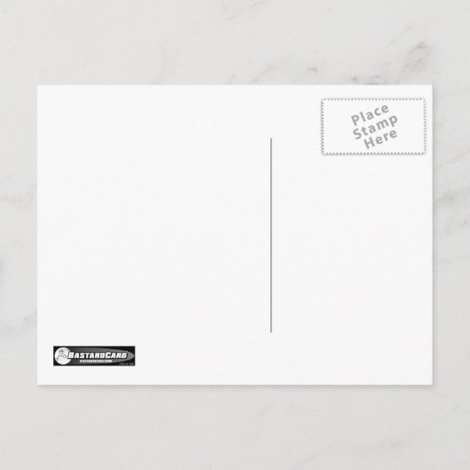 Funny Shark Vielen Dank Postcard Postkarte (Rückseite)