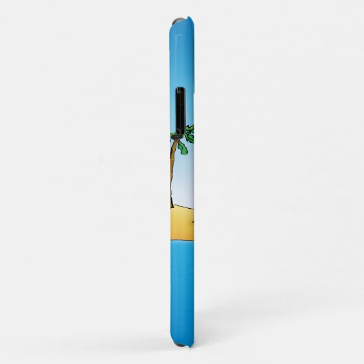 Funny Shark Volleyball Cartoon Case-Mate iPhone Hülle (Hinten/Rechts)