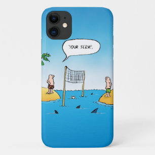 Funny Shark Volleyball Cartoon Case-Mate iPhone Hülle