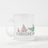 Funny Shark Week Coffee Tasse (Links)