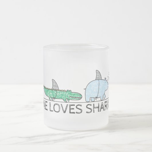 Funny Shark Week Coffee Tasse (Mittel)