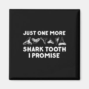 Funny Shark Zähne Design für Männer Frauen Hais Zä Magnet