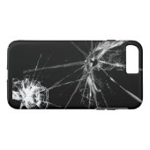 Funny Shattered Glass Joke Case-Mate iPhone Hülle (Rückseite (Horizontal))