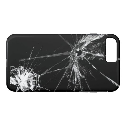 Funny Shattered Glass Joke Case-Mate iPhone Hülle (Rückseite (Horizontal))