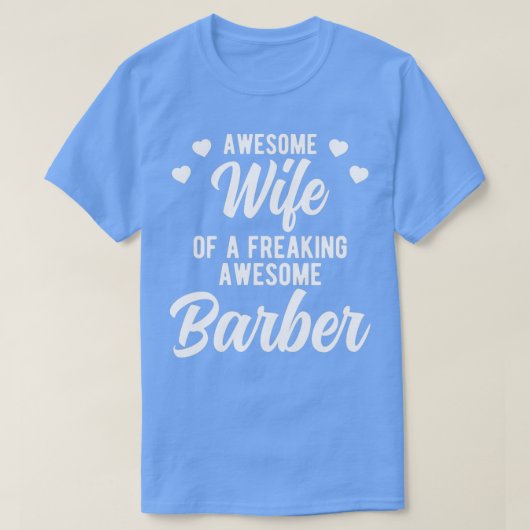 Funny Shaver Husband Phrase Geschenk für Barber Eh T-Shirt (Design vorne)