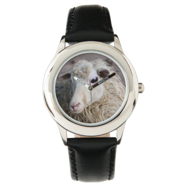 Funny Sheep Armbanduhr (Vorderseite)