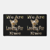 Funny Sheep auf der Suche nach Ewe, Schreibtischma Schreibtischunterlage (Vorderseite)