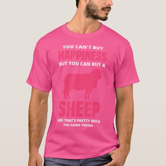 Funny Sheep Bauer Farm Lamb Bauer Funny Sheep T-Shirt (Vorderseite)