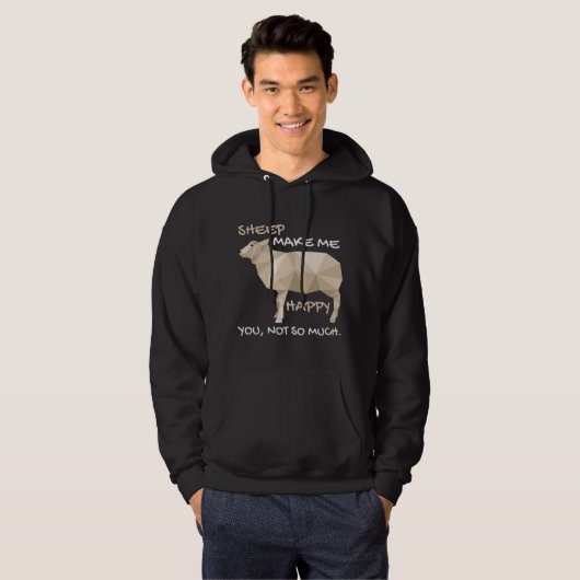 Funny Sheep Bauer Gift Lover Hoodie (Vorne ganz)