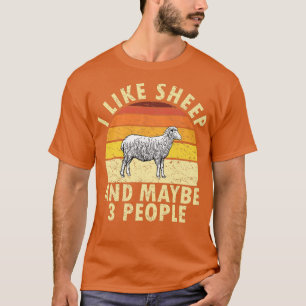 Funny Sheep Bauer Humous Sheep Sprichwort Sheep Lo T-Shirt