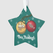Funny Sheep Christmas Candy Baa Humbug Cartoon Ornament (Vorderseite)