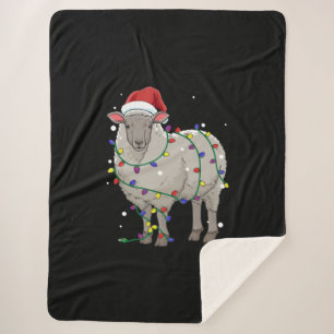Funny Sheep Christmas Santa Claus Gift Sherpadecke