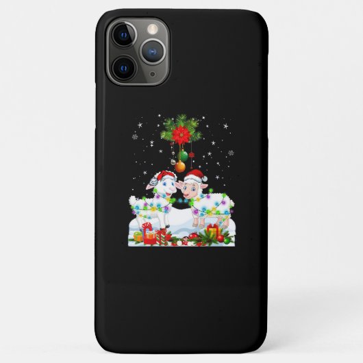 Funny Sheep Christmas Tree Xmas Animal Gift Case-Mate iPhone Hülle (Rückseite)