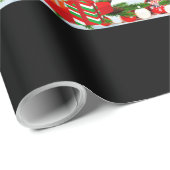 Funny Sheep Christmas Tree Xmas Animal Gift Geschenkpapier (Rolleneckpunkt)