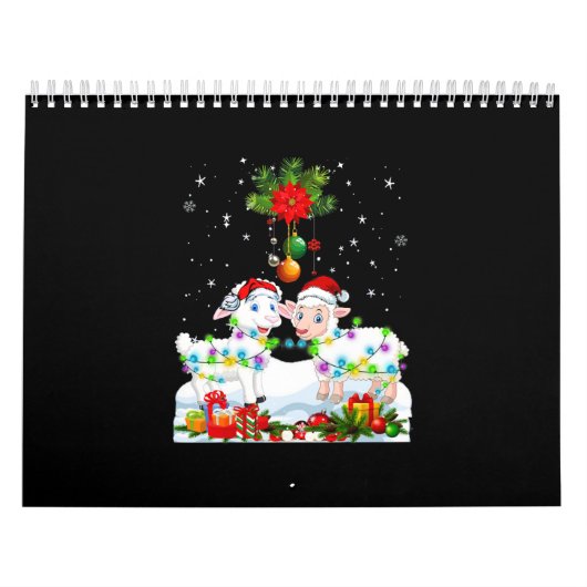 Funny Sheep Christmas Tree Xmas Animal Gift Kalender (Titelbild)