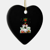 Funny Sheep Christmas Tree Xmas Animal Gift Keramik Ornament (Rechts)