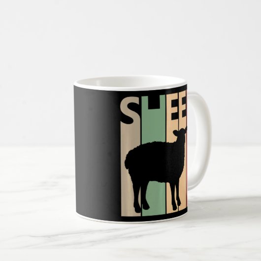 Funny Sheep Costume Kaffeetasse (VorderseiteRechts)