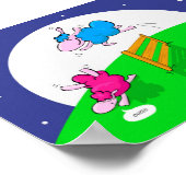Funny Sheep Counting Poster (Ecke)