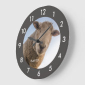 Funny Sheep Custom Large Clock Große Wanduhr (Winkel)