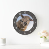 Funny Sheep Custom Large Clock Große Wanduhr (Zuhause)
