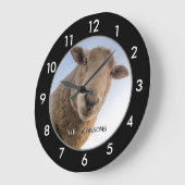 Funny Sheep custom large clock Große Wanduhr (Winkel)
