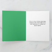 Funny Sheep Design Cartoon Geburtstagkarte Karte (Innenseite)