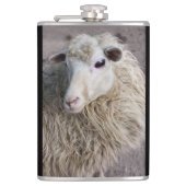 Funny Sheep Flachmann (Vorderseite)