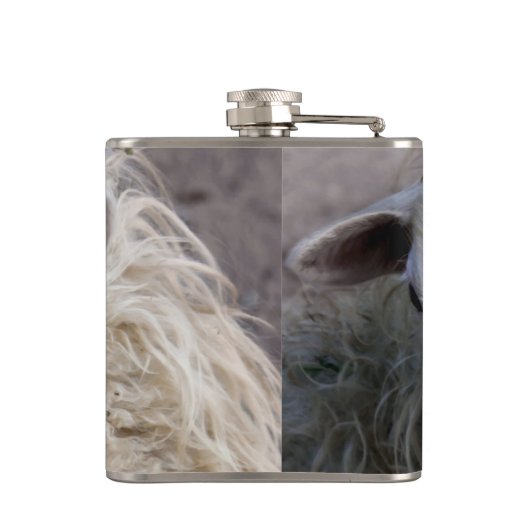 Funny Sheep Flachmann (Rückseite)