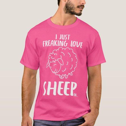 Funny Sheep für Bauern und Schafliebhaber T-Shirt (Vorderseite)