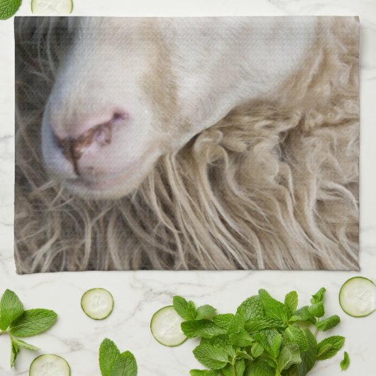 Funny Sheep Handtuch (Gefaltet)