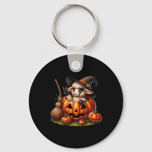 Funny Sheep Hexe Pumpkin Halloween Mens Womens Ki Schlüsselanhänger