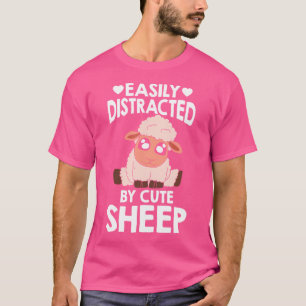 Funny Sheep leicht von Niedlichen Schafen abgelenk T-Shirt