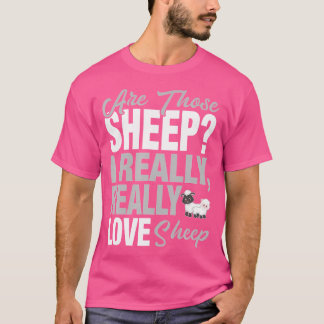 Funny Sheep Lover I Echt Liebe Schafe T-Shirt