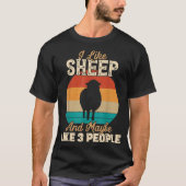 Funny Sheep Lover Shirt for Introverts (Vorderseite)