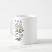 Funny Sheep Lover Tasse (Vorderseite Links)