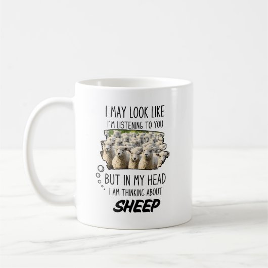 Funny Sheep Lover Tasse (Links)