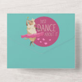 Funny Sheep Message - Dance about It 1 All In One Einladung (Rückseite)