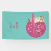 Funny Sheep Message - Dance about It 1 Banner (Horizontal)