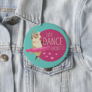 Funny Sheep Message - Dance about It 1 Button