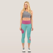 Funny Sheep Message - Dance about It 1 Capri Leggings (Vorderseite)